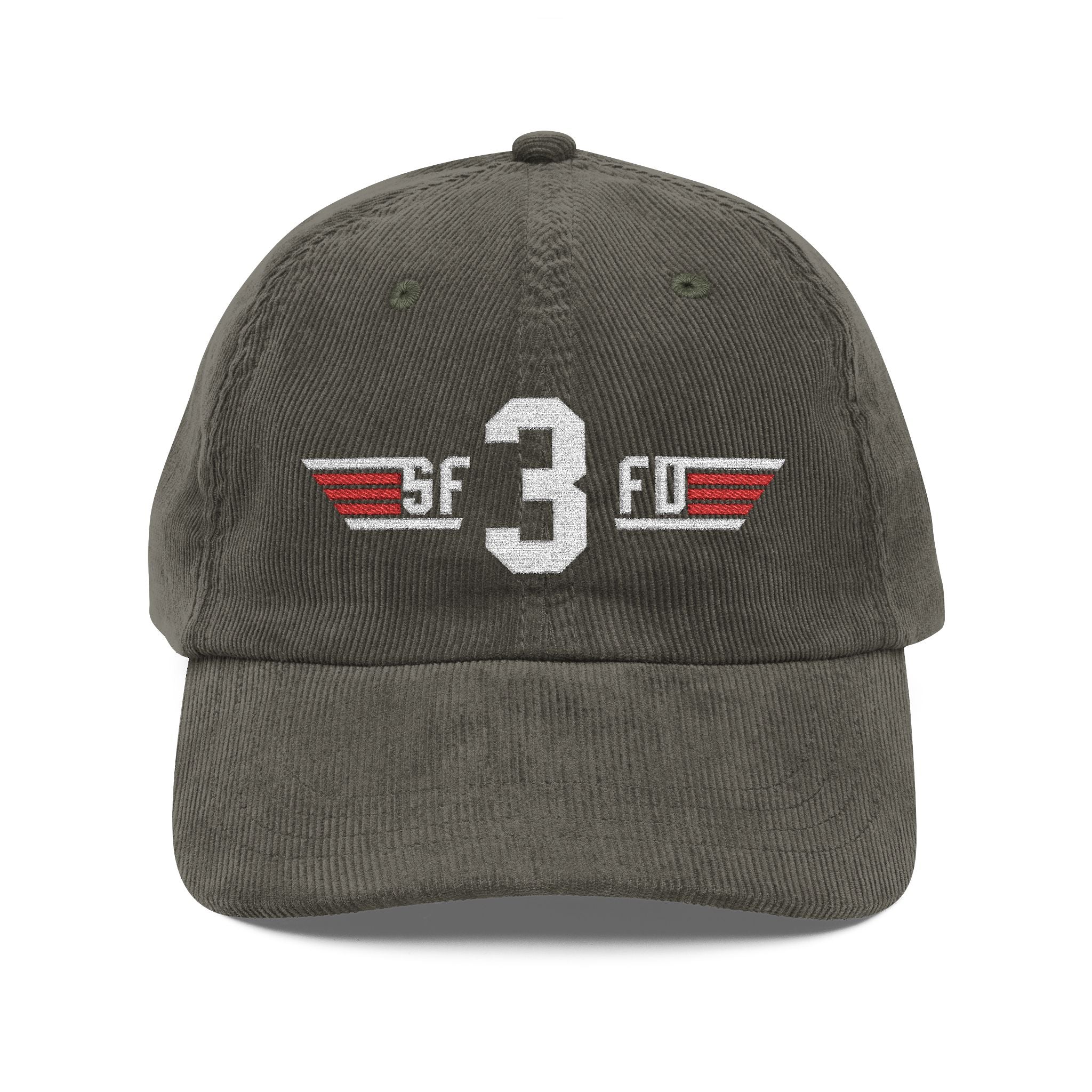 CORDUROY CAP - SFFD SF Station 3