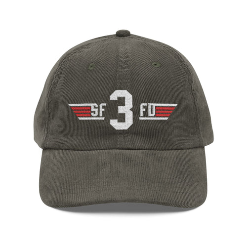 CORDUROY CAP - SFFD SF Station 3