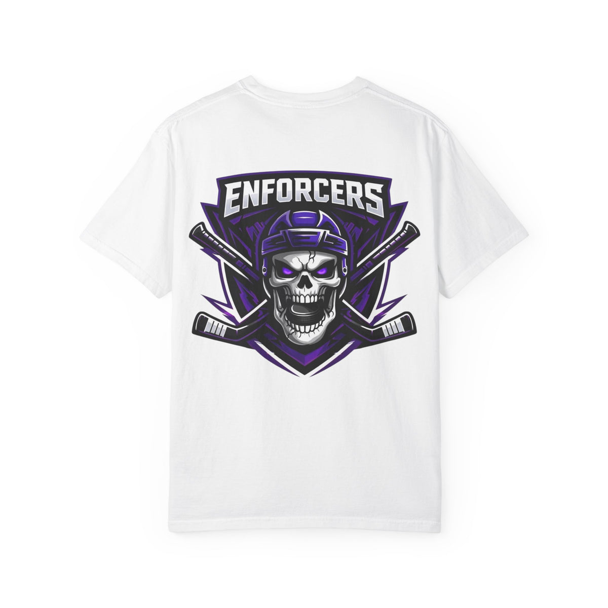 Enforcers Hockey Club T-Shirt — Skull Logo Hockey Tee
