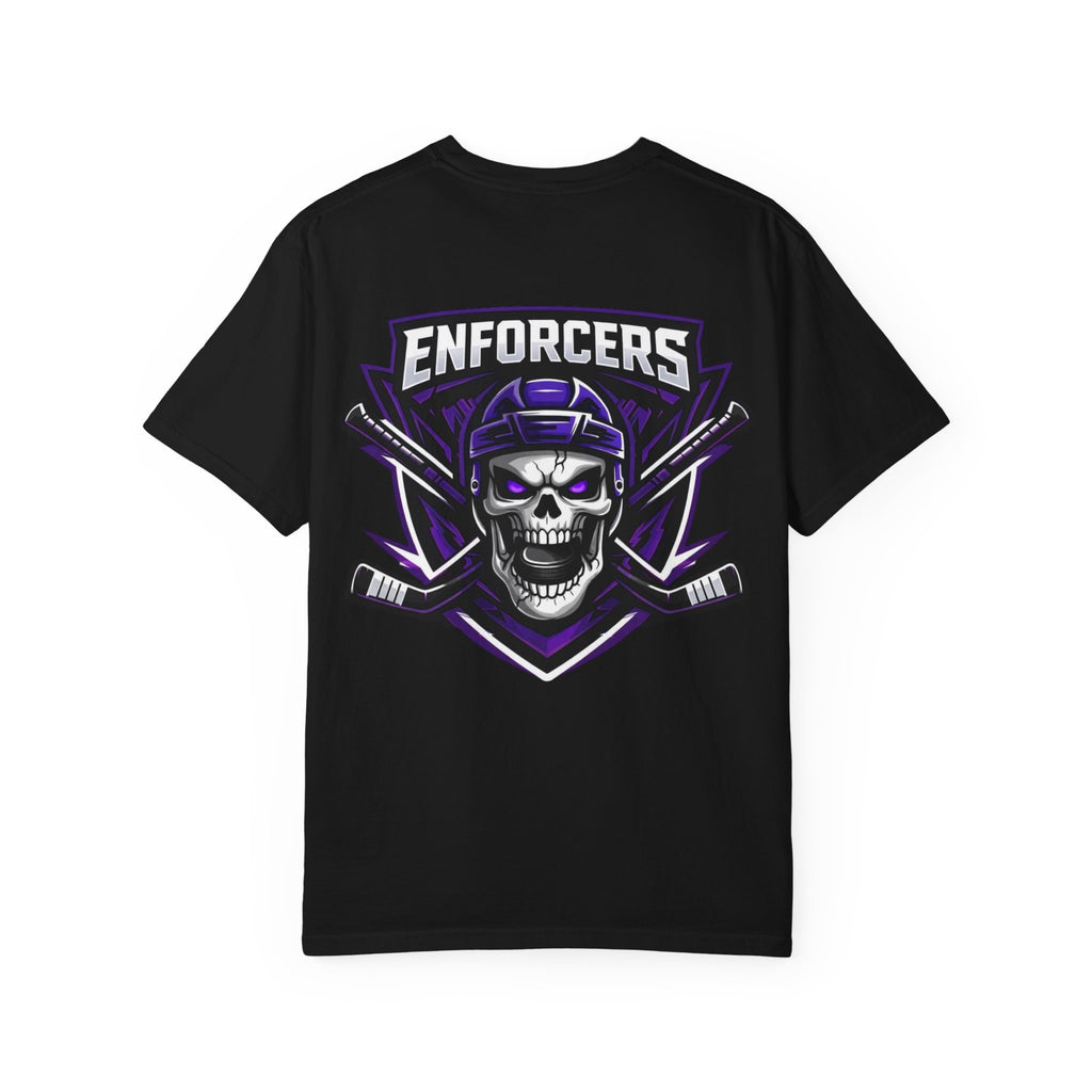 Enforcers Hockey Club T-Shirt — Skull Logo Hockey Tee