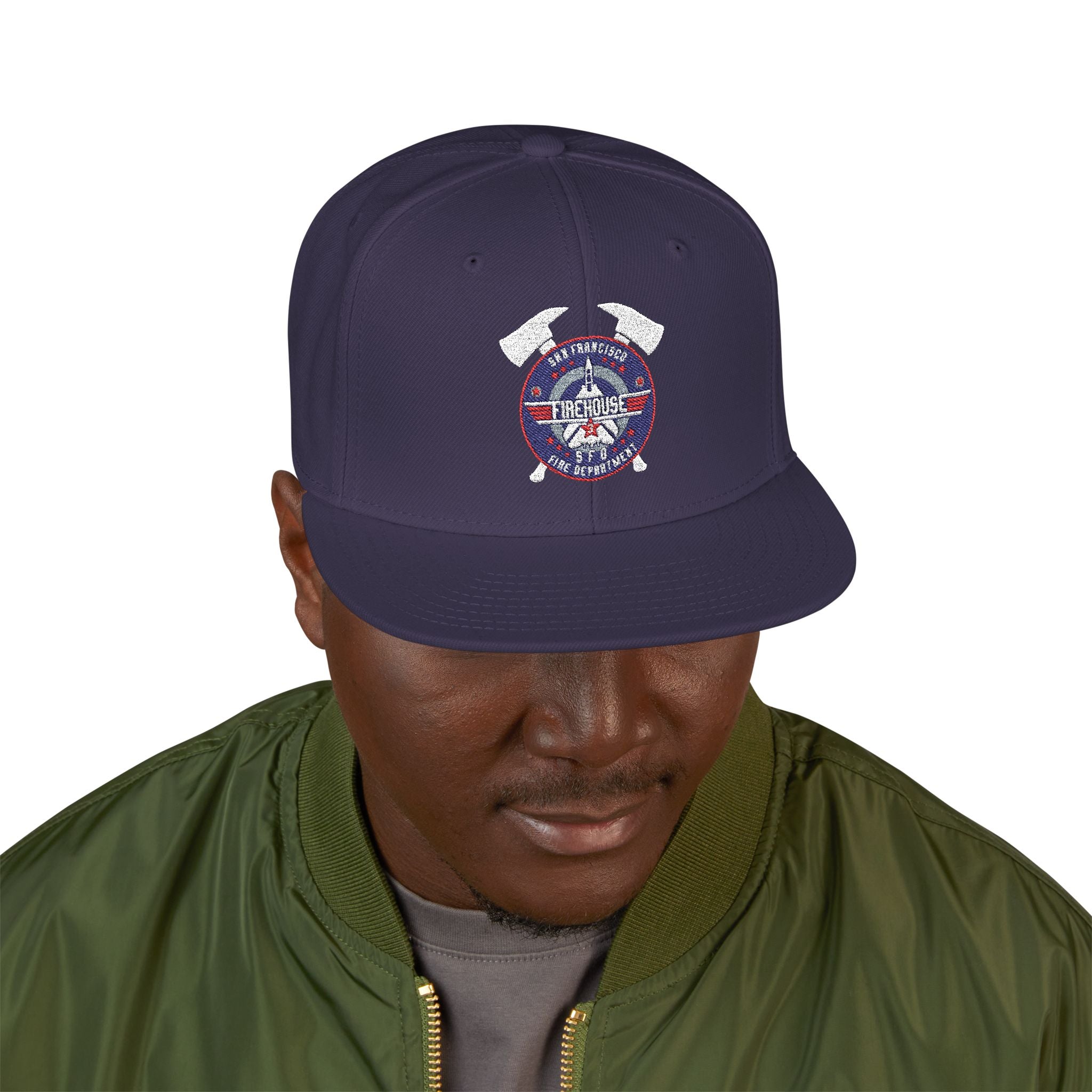 CROSS AXE SNAPBACK - SFFD SFO Station 3