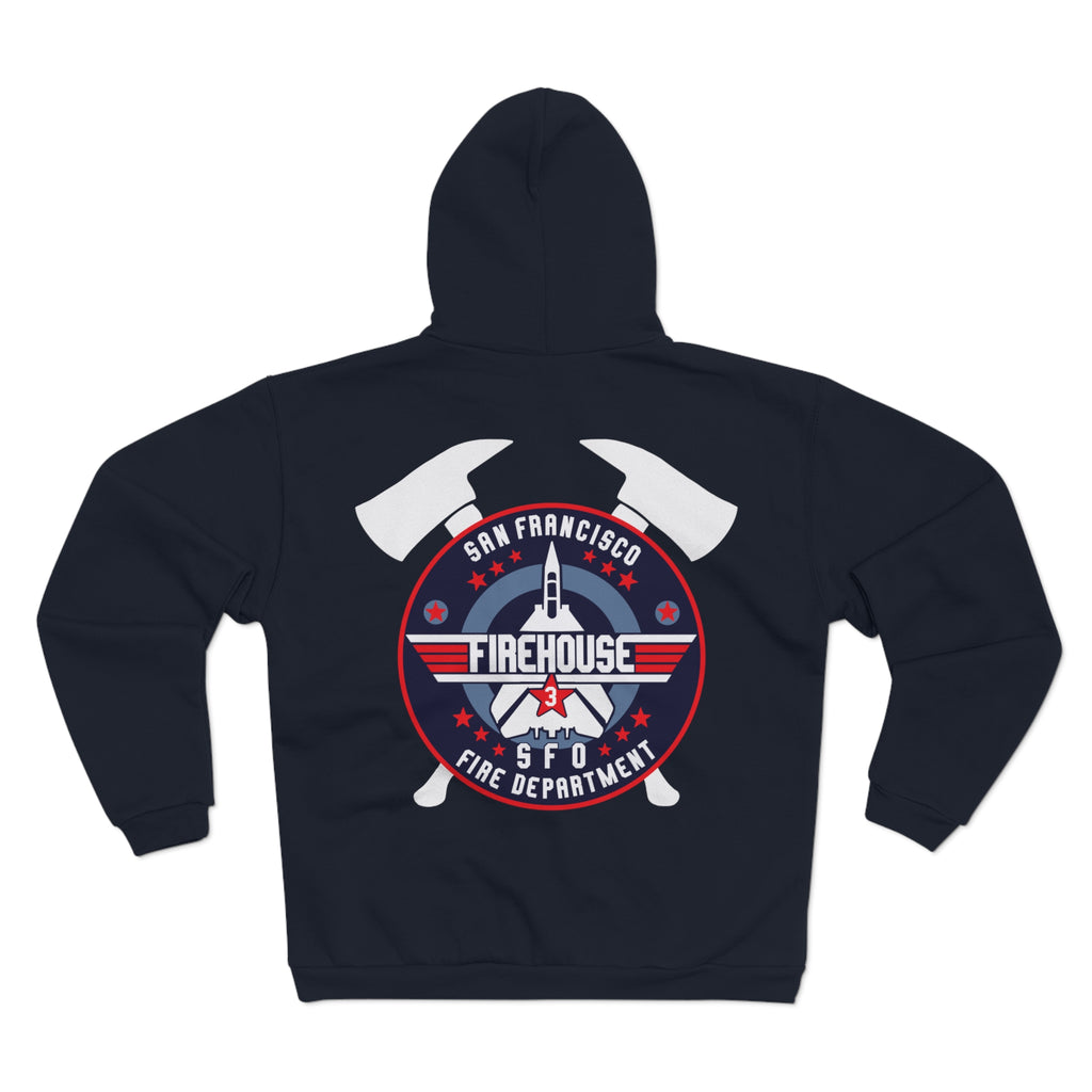 ZIP-UP HOODY - SFFD SFO Station 3