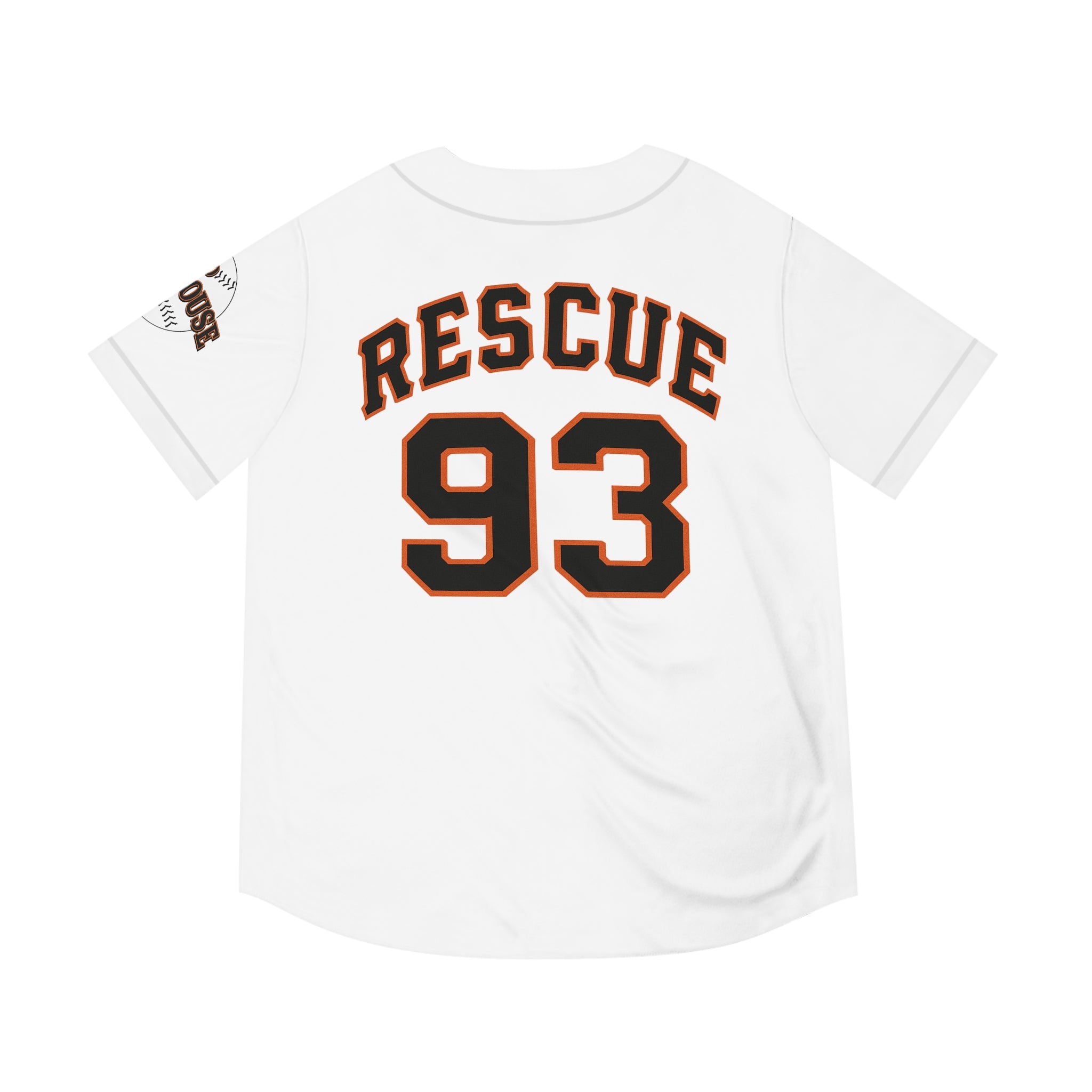 Rescue 93 Baseball Jersey – Fire Dept. Graphic Men’s Team Shirt