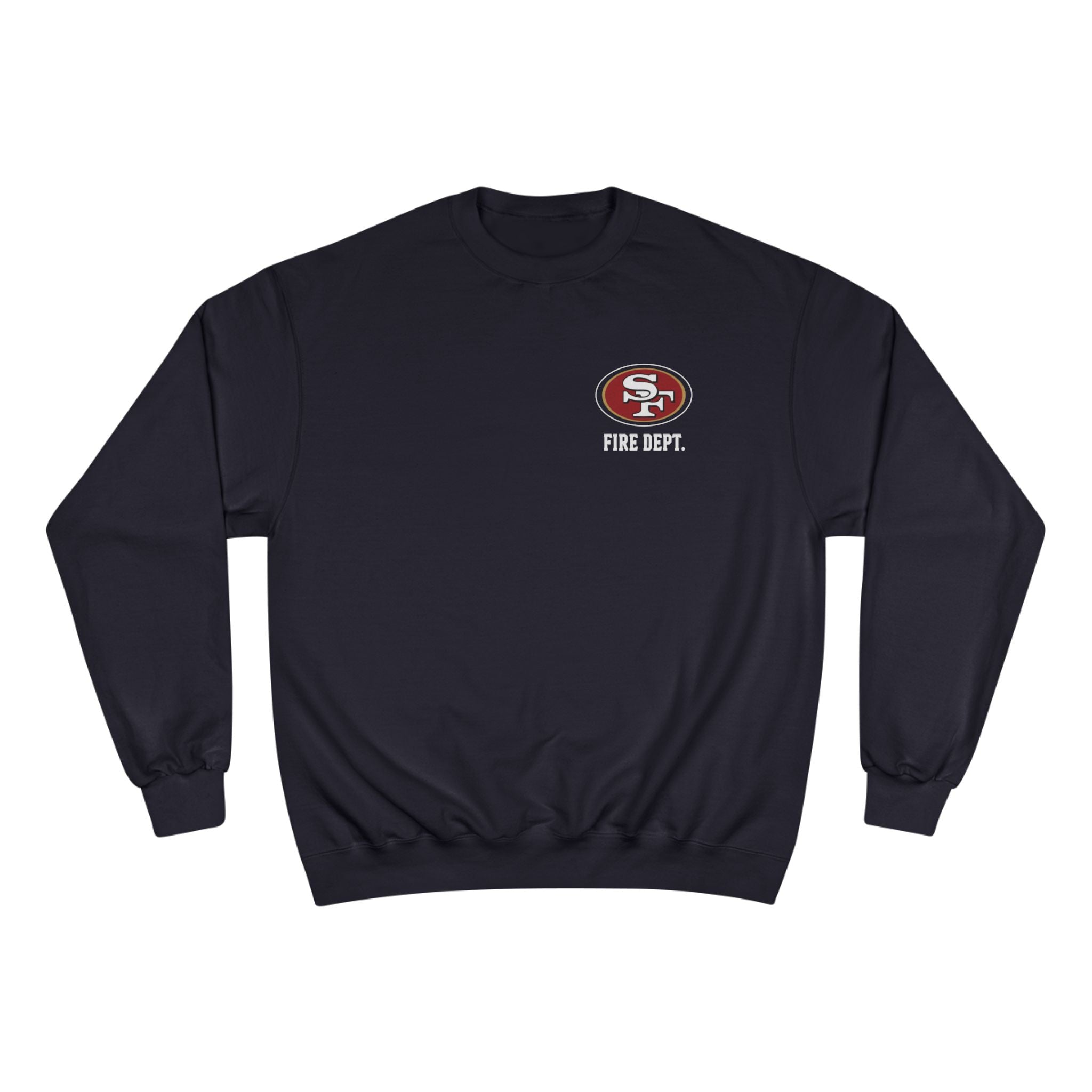 Fire Dept. Champion Sweatshirt — 'Station 3' Vintage Firefighter Crewneck