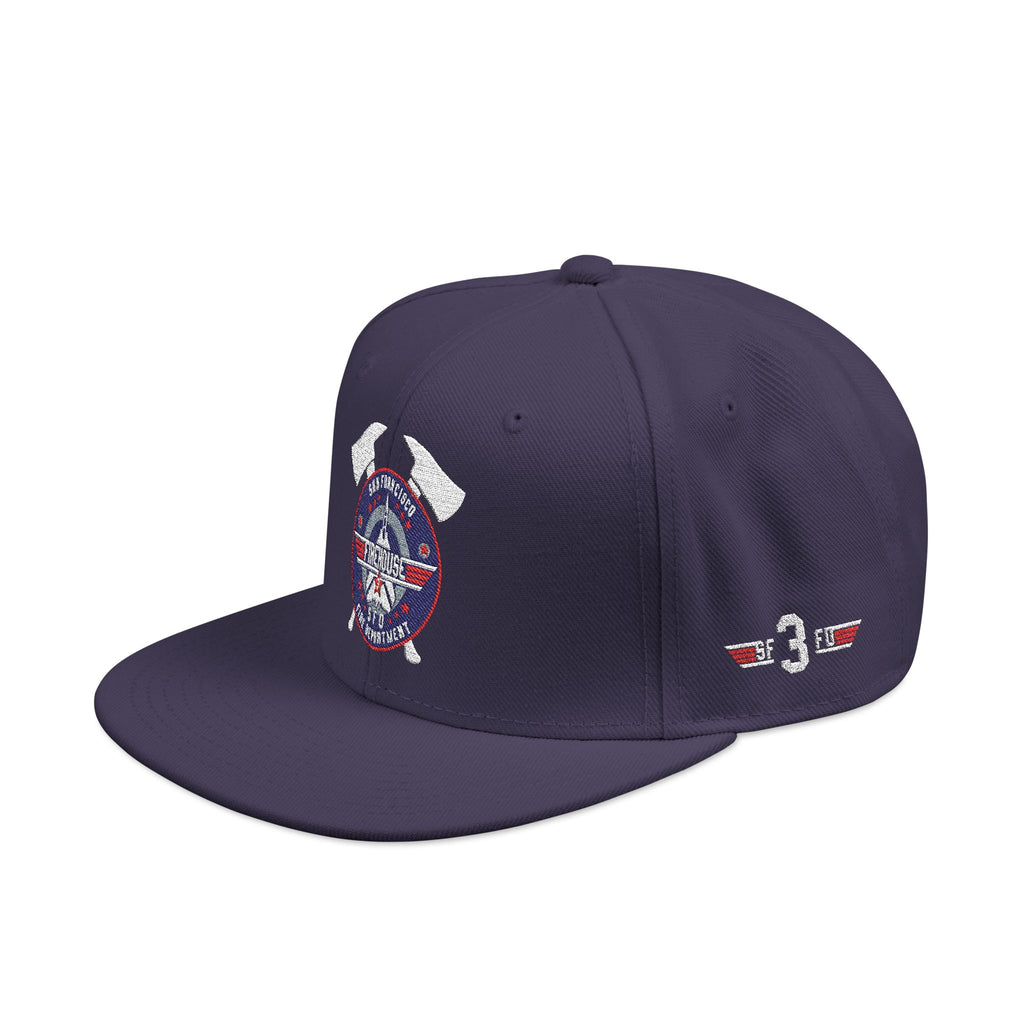 CROSS AXE SNAPBACK - SFFD SFO Station 3