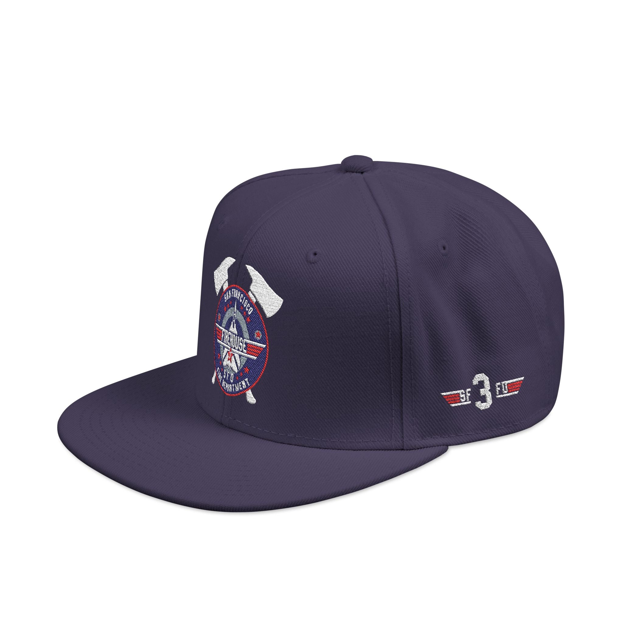 CROSS AXE SNAPBACK - SFFD SFO Station 3