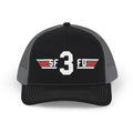 SNAPBACK TRUCKER HAT - SFFD SFO Station 3