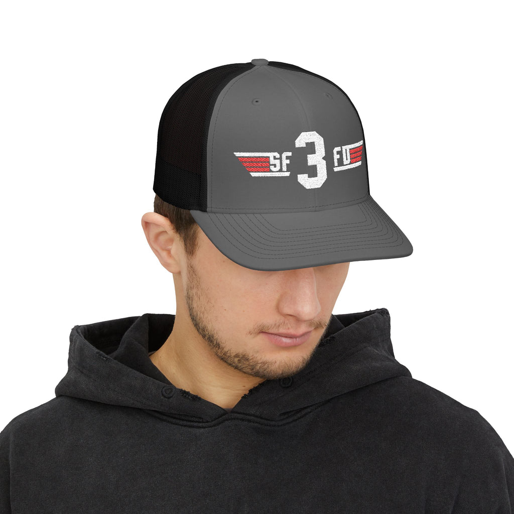 SNAPBACK TRUCKER HAT - SFFD SFO Station 3