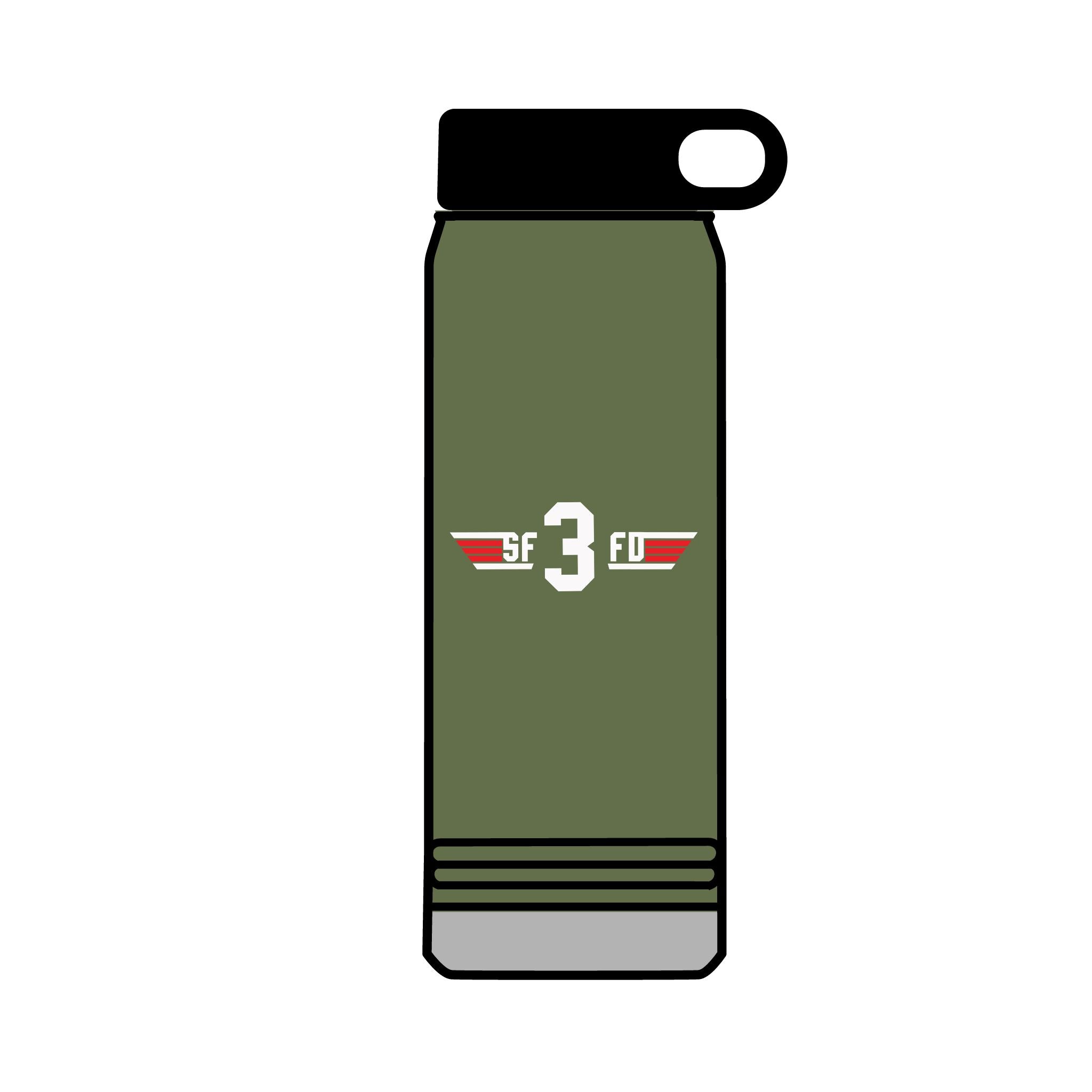 32oz INSULATED WATER BOTTLE - SFFD SFO Station 3