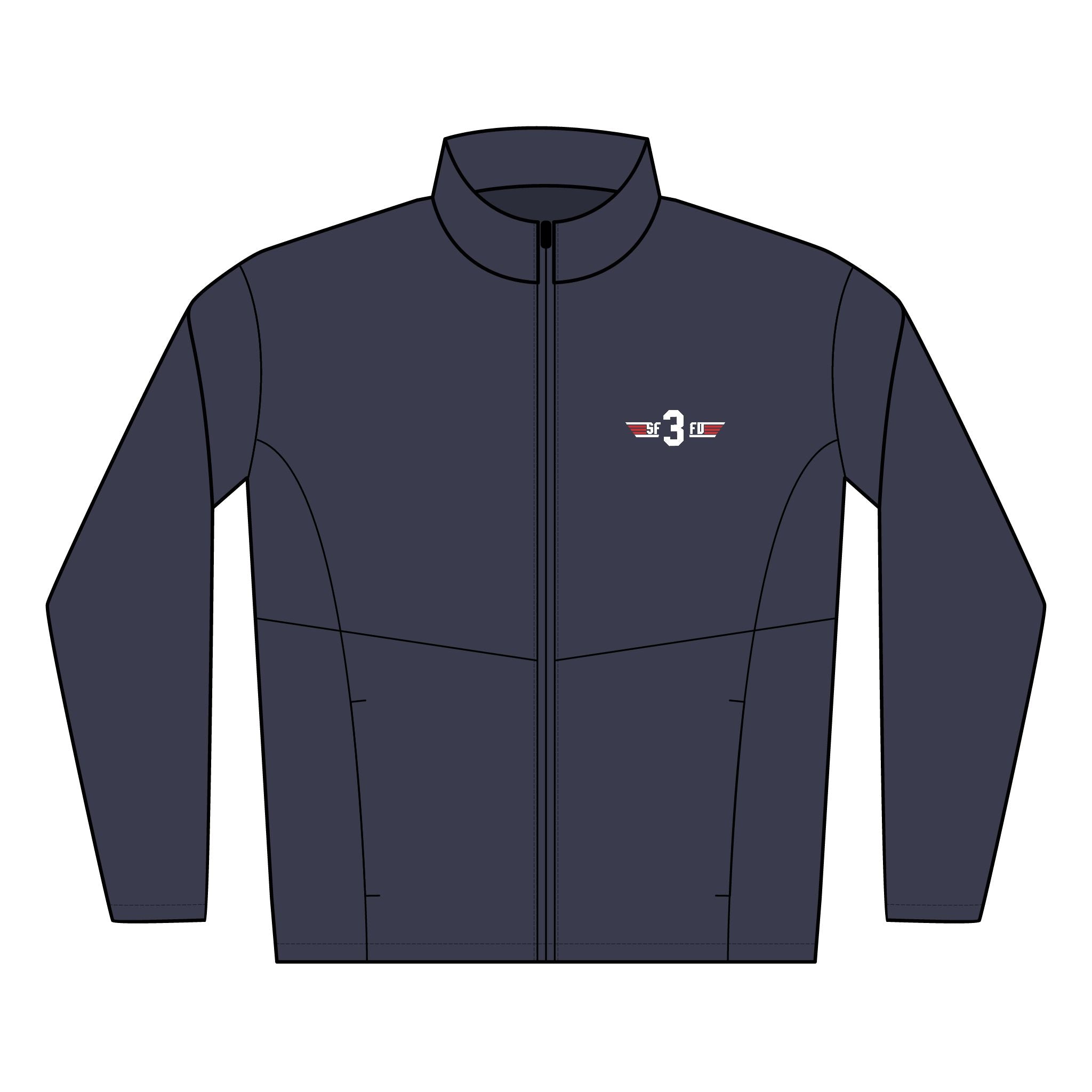 PORT AUTHORITY ZIP UP - SFFD SFO Station 3 Soft Shell Jacket