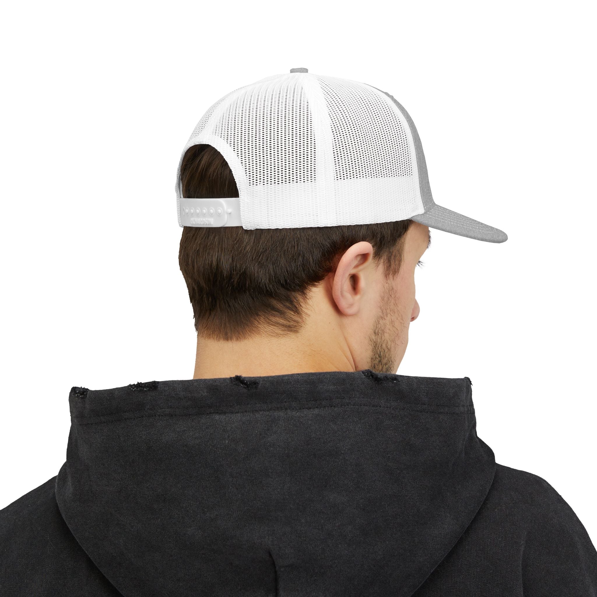 Embroidered '3' Firefighter Wings Snapback Trucker Cap
