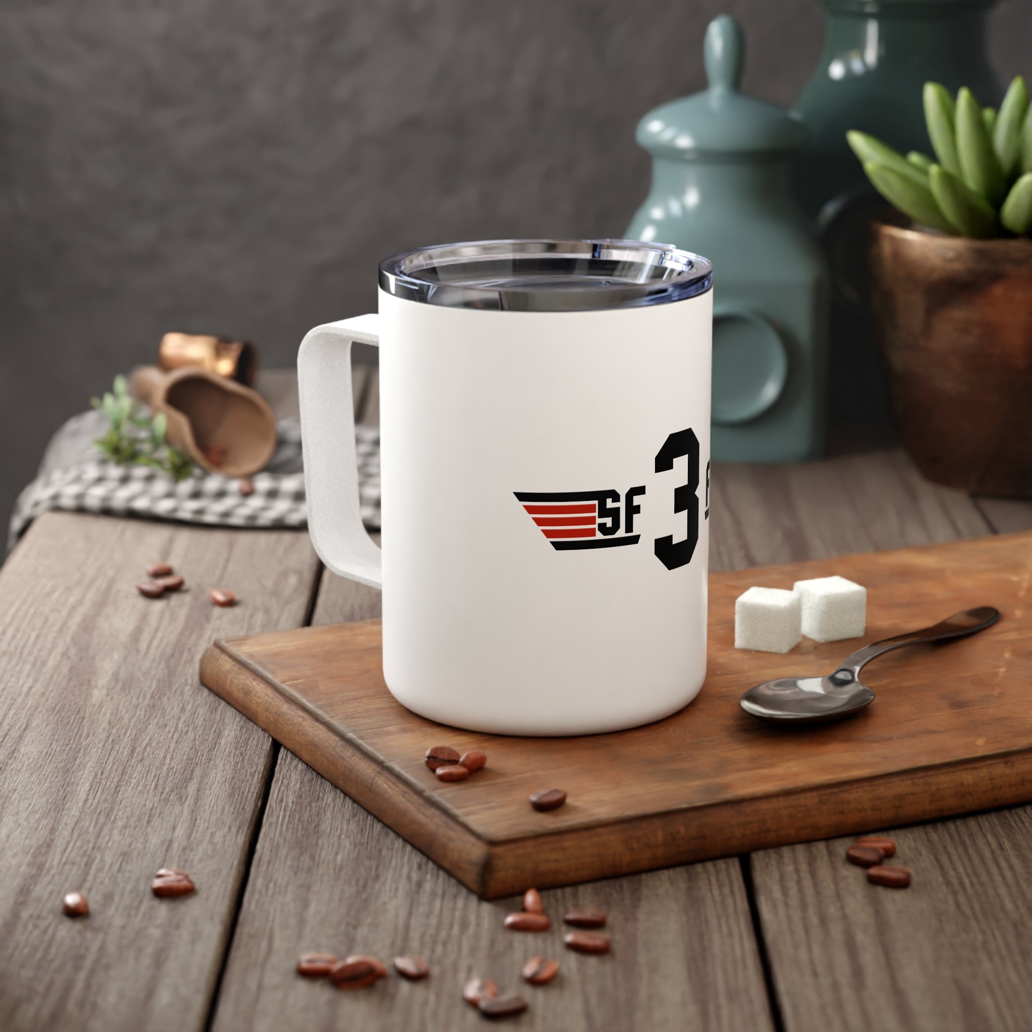 STAINLESS STEEL 10oz TRAVEL MUG - SFFD SFO Station 3