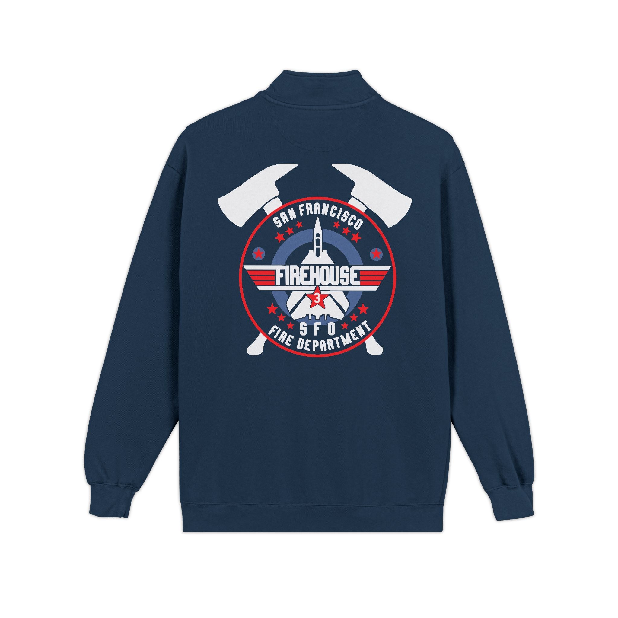 1/4  Zip Sweatshirt — SFFD SFO Station 3