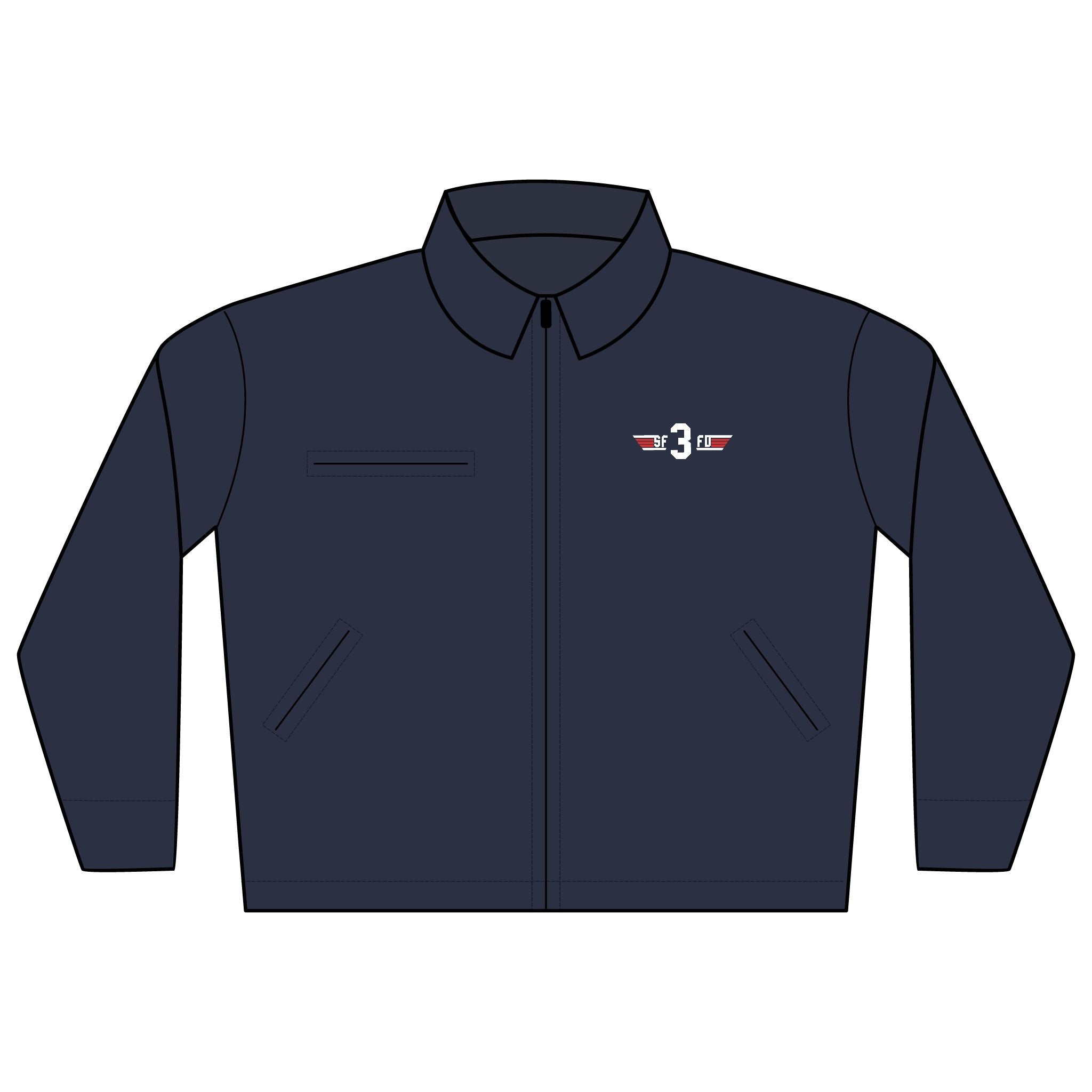 WORK JACKET - SFFD SFO Sation 3 Heavy Duty Work Jacket