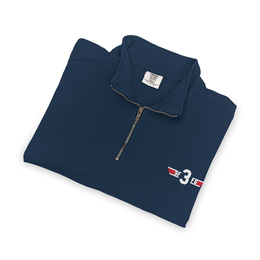 1/4  Zip Sweatshirt — SFFD SFO Station 3